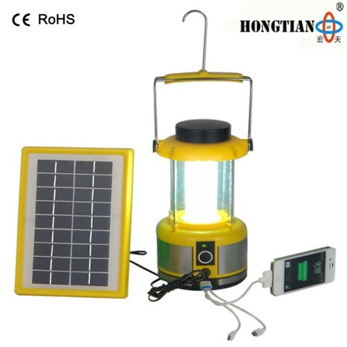 portable solar charger & camping led lantern