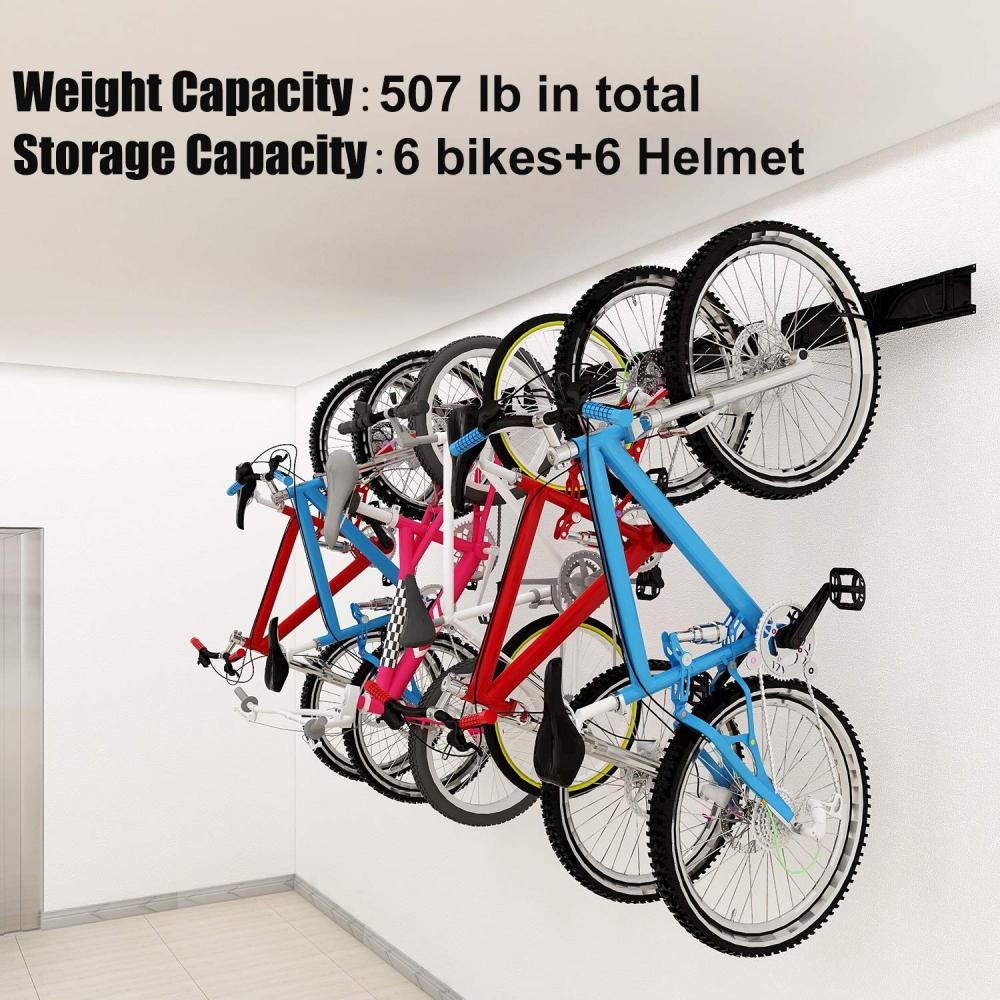 Cykel förvaring rack väggmontering garage cykelhängare