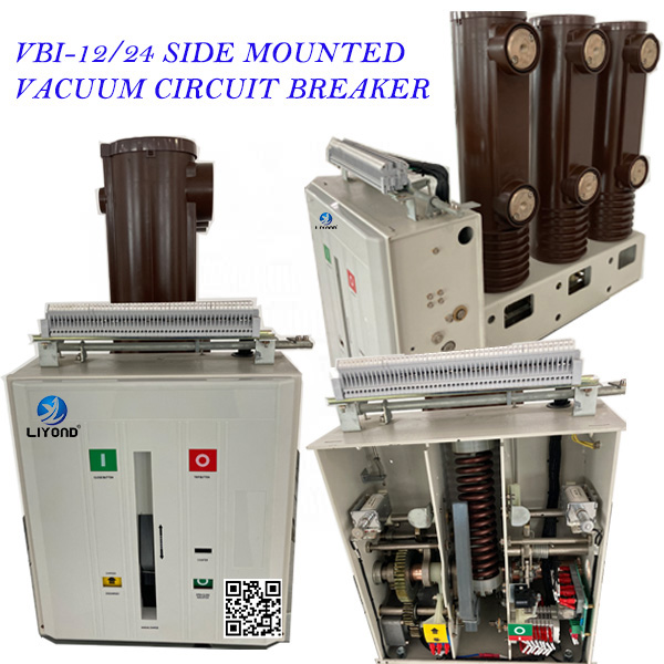 Electric supplier VBI-24 Side Mounted High Voltage Vacuum Circuit Breaker vcb for indoor switchgear