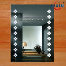LED Illuminated Mirror Base With Heated Pad