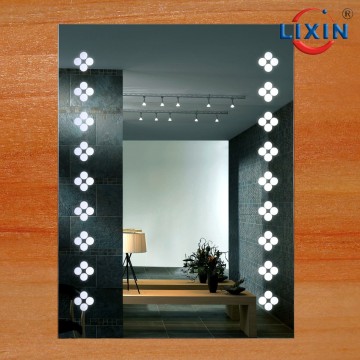 LED Illuminated Mirror Base With Heated Pad