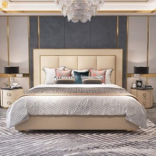 Modern Italian Luxury King Size Bed Set Furniture