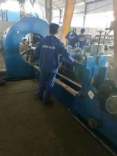 Octagon Light Pole Shut and Welding Machine