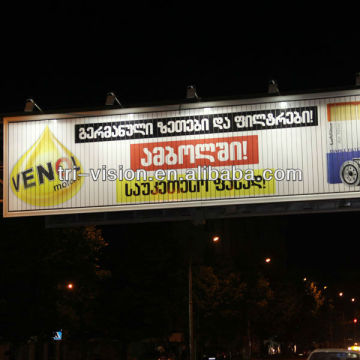 Double Aluminium trivision billboard outdoor Advertising display