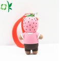 Nowy styl Cartoon Bear Bag Holder Silicone Keychains