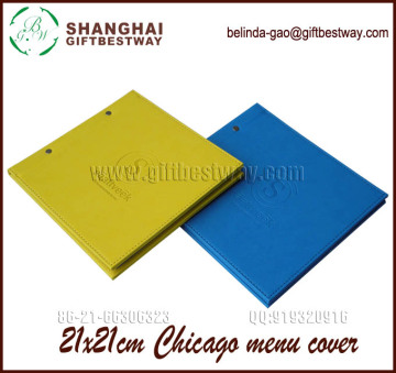 Price competitive wholesale high quality menu covers, menu cover black leather, beautiful menu cover