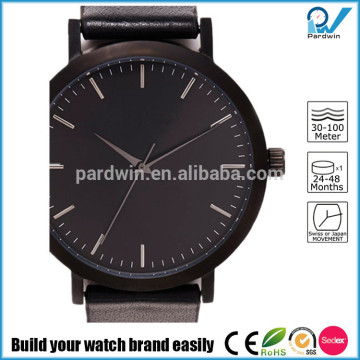 All occasions timepieces matte black brushed steel case japan movement melbourne designed watches the fifth style