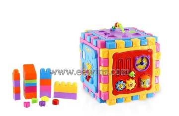 6 in 1 puzzles blocks toys with music