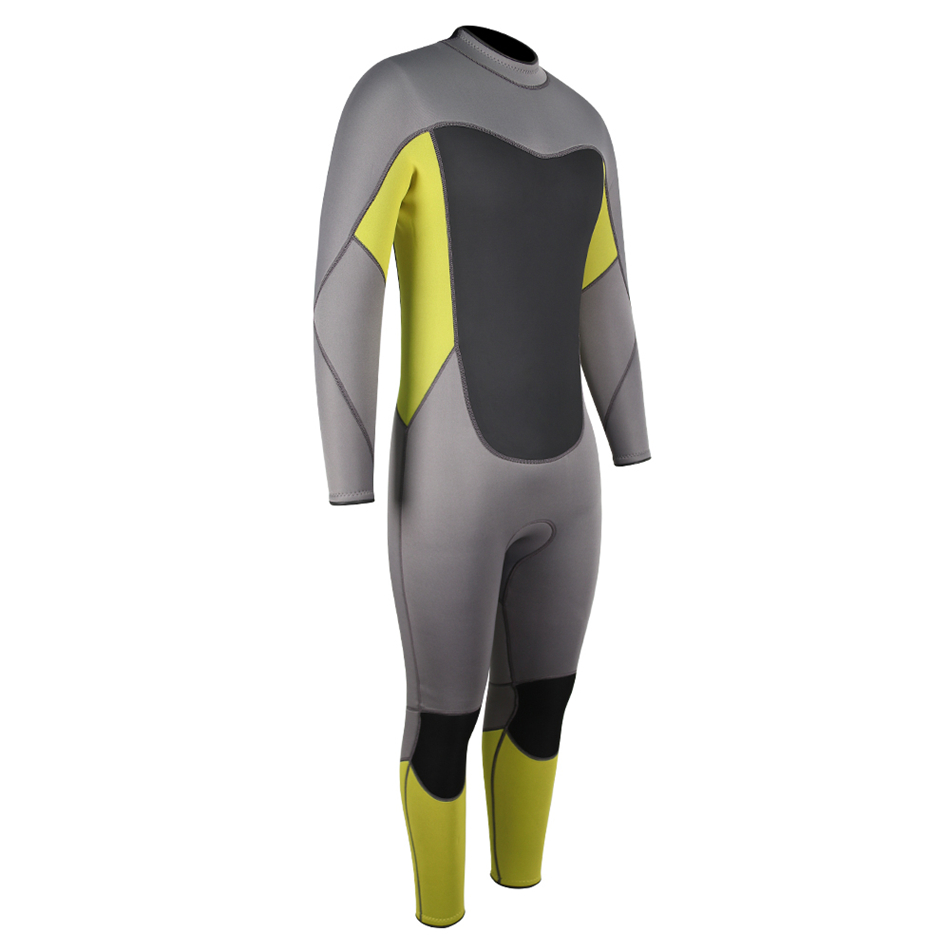 Seackin Mens 2mm νεοπρένιο πίσω φερμουάρ Wetsuit