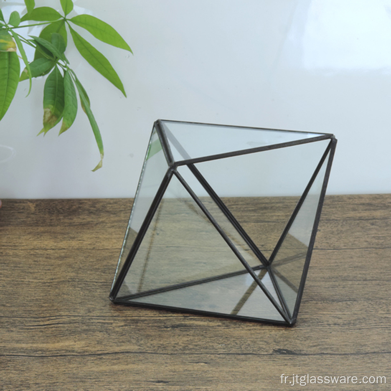 Serre Balcon Verre Jardin Fleurs Cube Terrarium