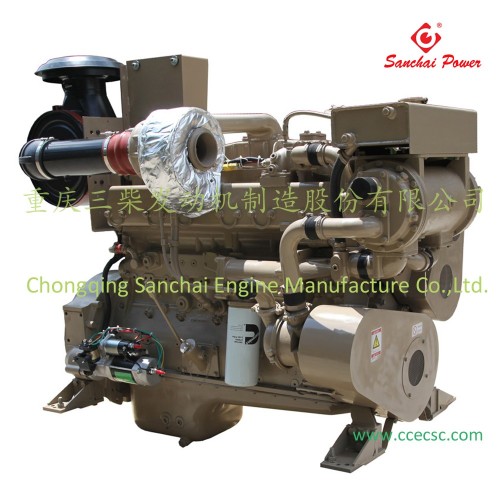 Turbocharger Type CCEC/Sanchai Brand Marine Inboard Diesel Engines NTA855 250hp-450hp