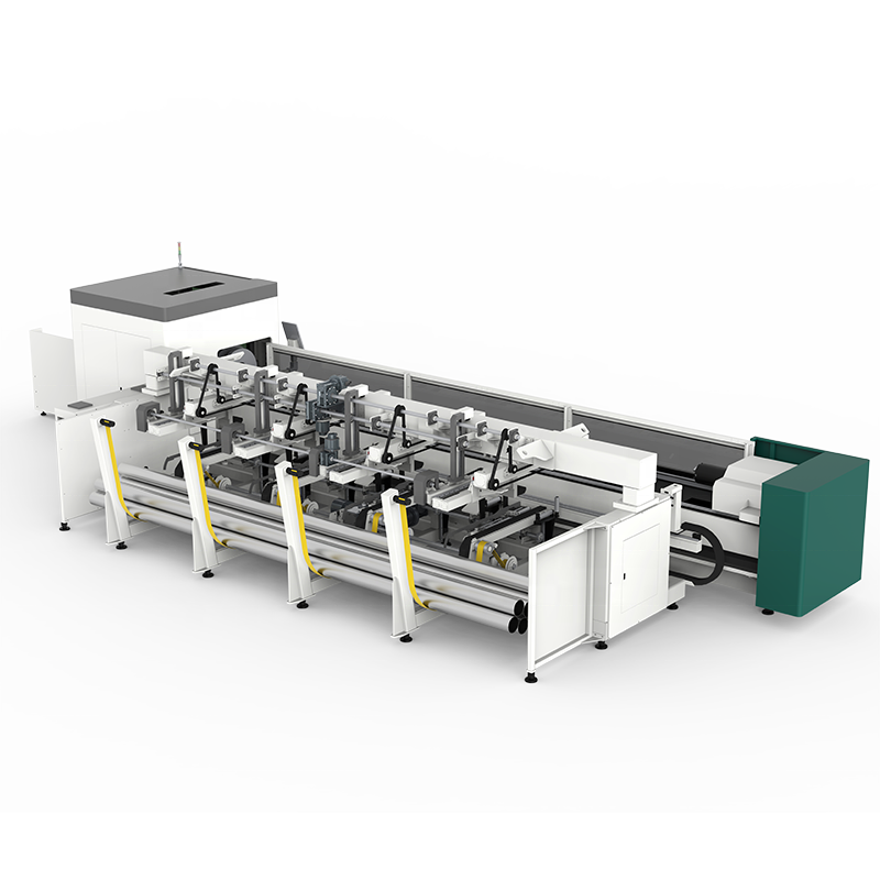 Fully Automatic Feed 3000w Metal Tube Pipe Cnc Fiber Laser Cutting Machine