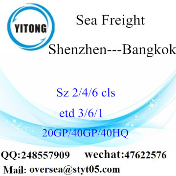 Shenzhen Port Sea Freight Shipping To Bangkok