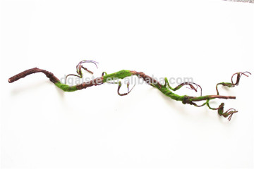 70cm long fake without leaf dried moss root olive rubber tree decoration plants ESSZ11 1301