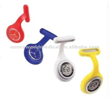 SW-G05GT wholesale promotion silicone nurse watch of silicon digital nurse watch