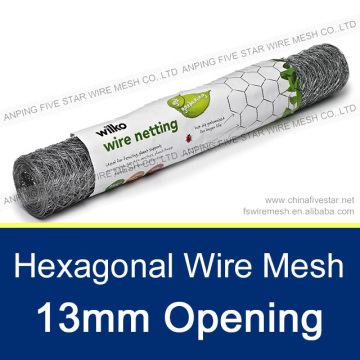 Hexagonal Wire Mesh 13mm/Galvanized Hexagonal Wire Mesh 1/2"