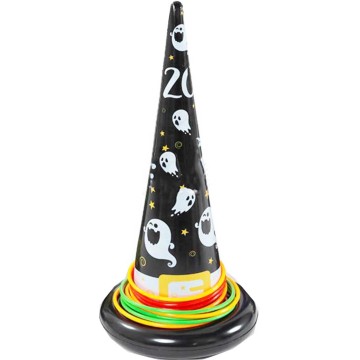 Aufblasbarer PVC-Hut Halloween-Spielzeug-Spielring für Kinder