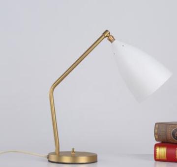 Home Living Room Iron White Reading Lamp