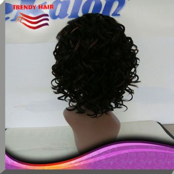 Jerry Curl Short Hair Full Lace Wig 573s