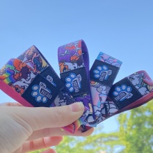 Custom Fabric Wristbands & Elastic Bracelets for Promotion