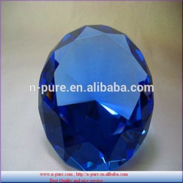 Luminous Blue handmade crystal diamond with gift box