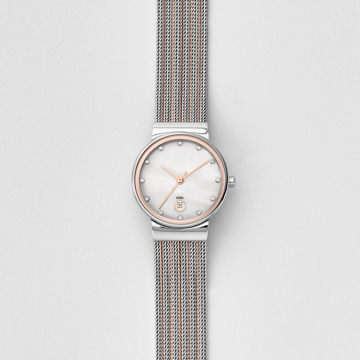 Mesh Watch for Lady Multi-colour Milanese Strap