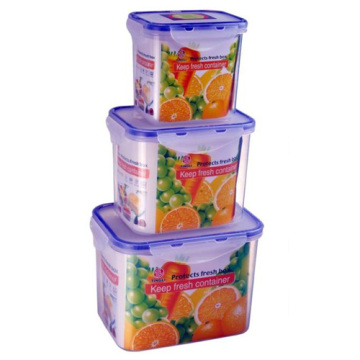 3 PCS Airtight Rectangular Storage Container
