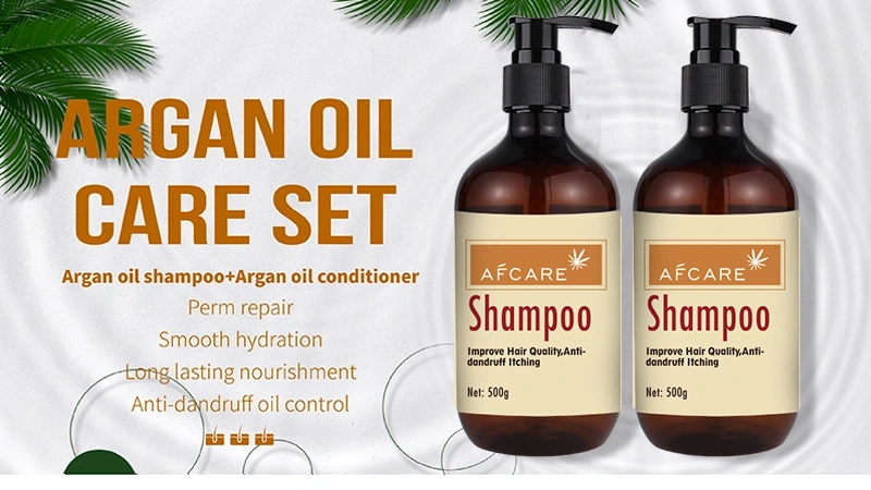 Private Label Wholesale Argan Oil Shampoo for Hair Care Anti-Aching Anti-Hair Loss Growth