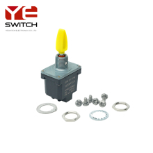 High-Current Sealed DPDT Toggle Switch 15A 125/250VAC 28VDC Screw Terminal