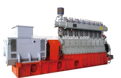 High efficiency low rpm 500kw natural gas generater engine