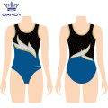 Girls Black Sleeveless Leotards