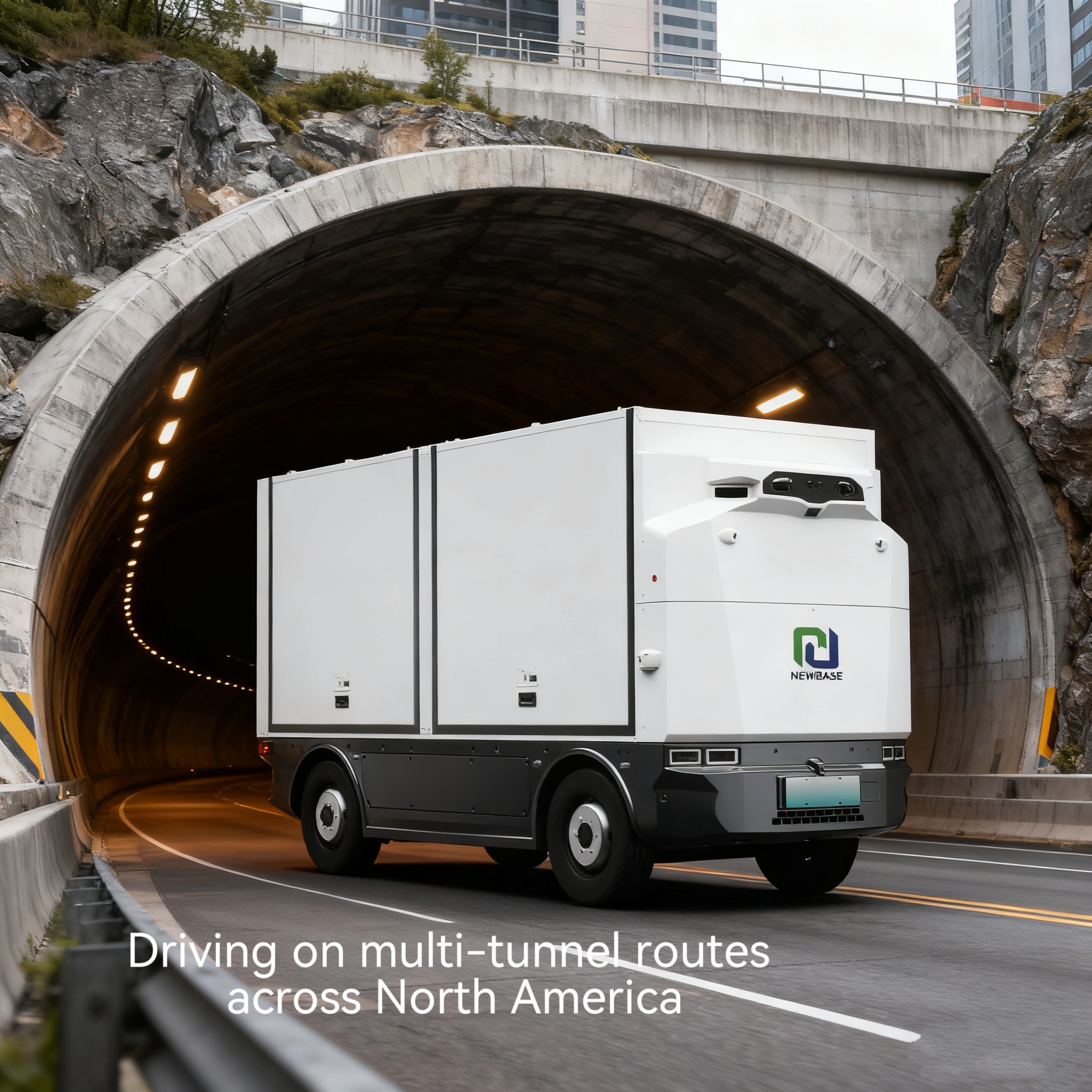 شاحنة لوجستية مستقلة متوافقة مع الرافعة الشوكية للساحات الصناعية