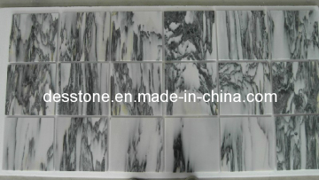 Mountains and Waters Painting with Natural Marble Wall