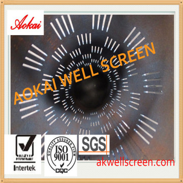 Slotted liner /well screen/stainless steel Johnson sceen pipe/wedge wire screen for drilling well
