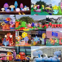 Custom Giant Outdoor LED Inflatable Cartoon Character Displays