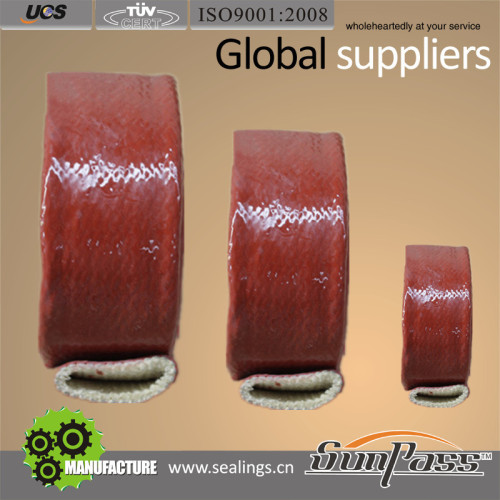 Silicone Rubber Coated Certificated Fiberglass Braided Sleeving