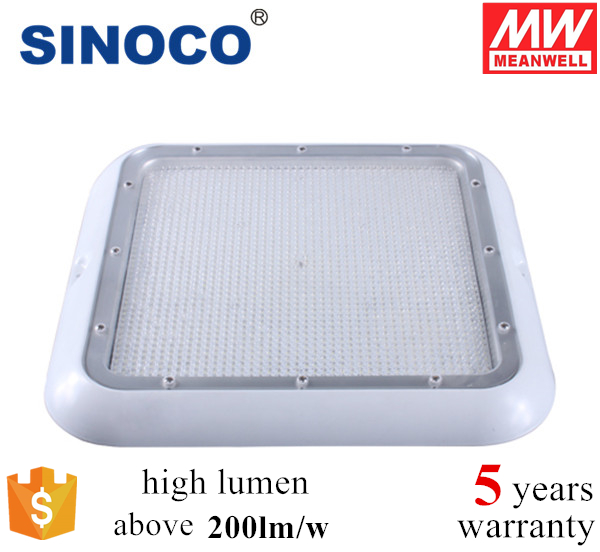 200lm/w 90w square led canopy gas station light