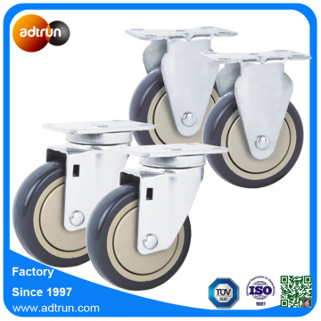 4 inch PU Hand Carry Cart Wheels