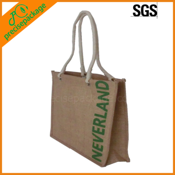 Eco-friendly recycle jute bag shopping