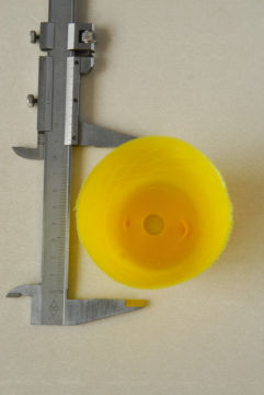 Big Coloured Plant Nursery Pots Plastic , Yellow Peat Pots For Seedlings / Flower