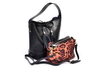 Black Genuine Leather Hobo Bag / Womens Leather Hobo Handba