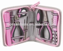 23pcs pink tool kit with bag