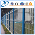 Square post dirakit Welded melengkung wire mesh pagar