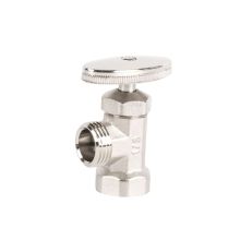 Brass Angel Valve with Oval Handle