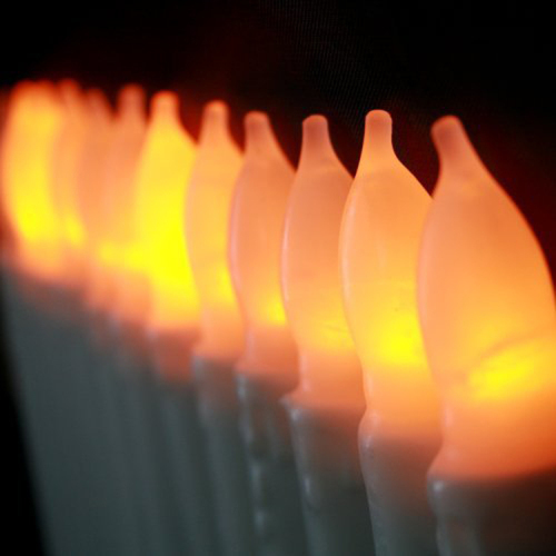 Mini Battery Operated Melted Dipped LED Stick Candle