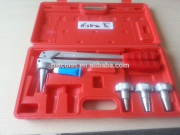 PEX pipe expander and crimp tool