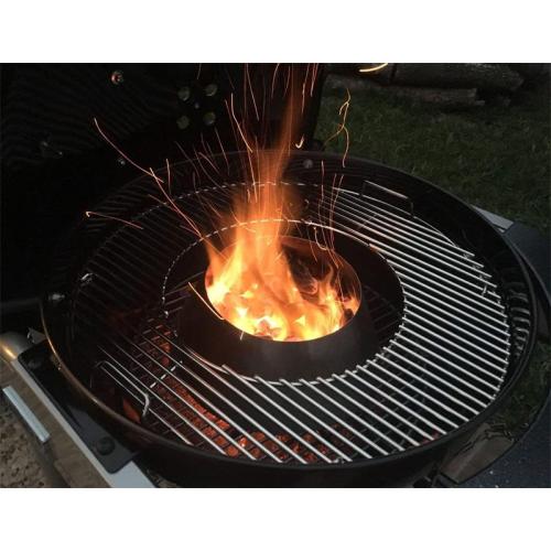 Porte-chauffage en acier inoxydable porte-bois BBQ Accessoires