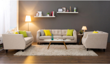 Foshan cheap home furniture sofa set A48