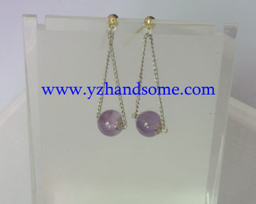amethyst earring