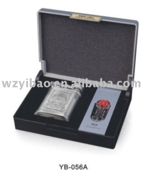 Silver Lighter Set , YIBAO brand smoking sets
